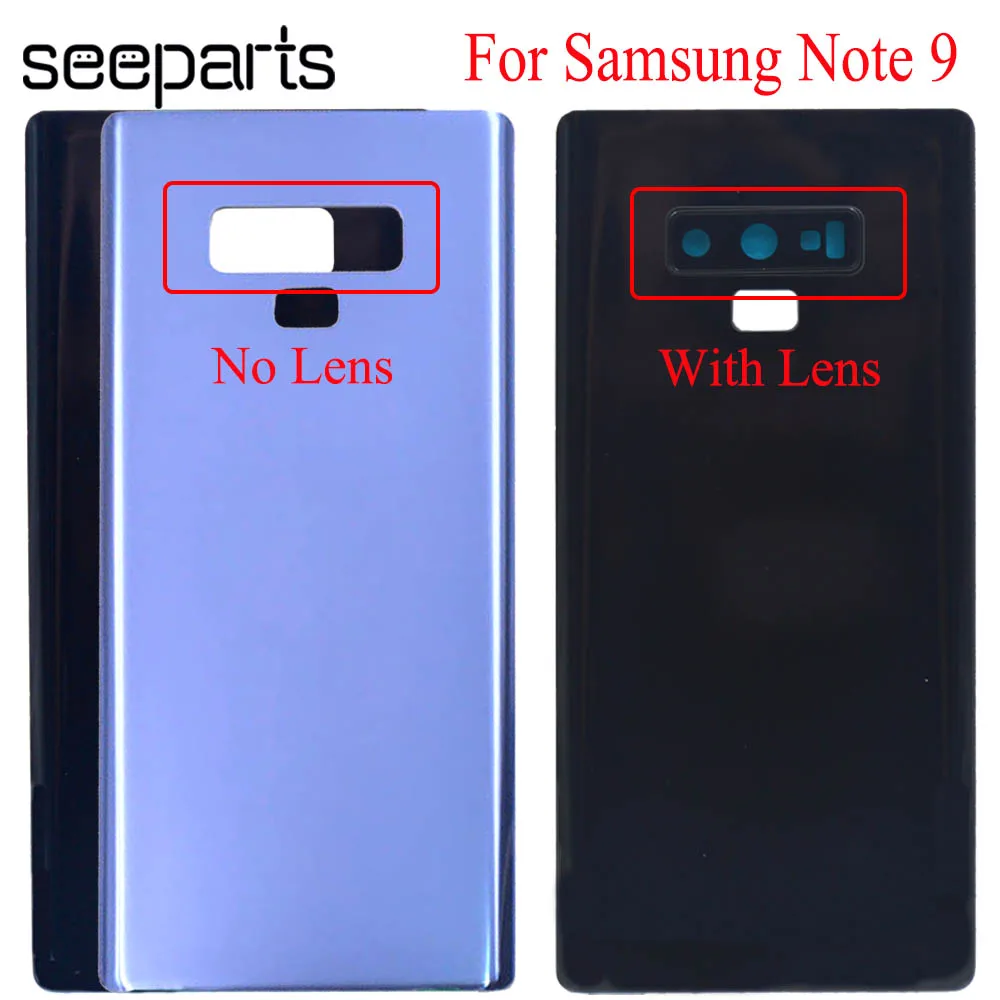 Стеклянная задняя крышка батарейного отсека N960 для SAMSUNG Galaxy Note 9|Корпусы и рамки