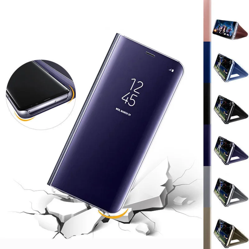 Чехол для Honor 7A Pro, 5,7, подставка, флип, зеркальный чехол для телефона s, для huawei Y6 Prime, чехол для Honor 7 A Pro AUM-L29, полный Чехол