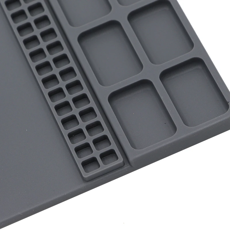 

35x25cm Heat Resistant Pad Silicone Desk Mat Maintenance Platform Heat-Insulation BGA Soldering Repair Station Tools Set Tool