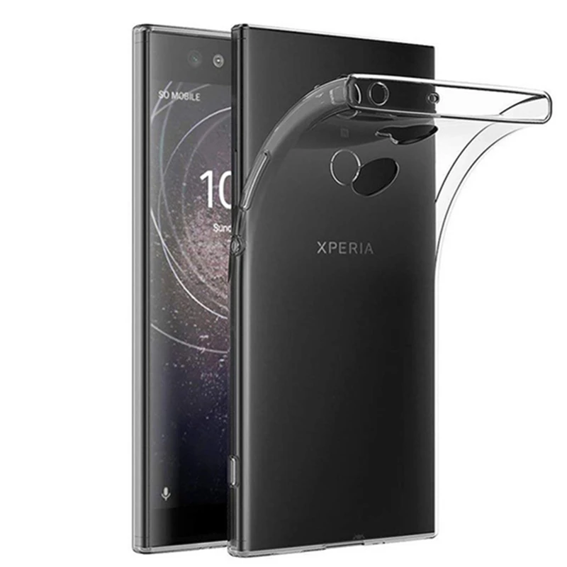 Ультратонкий Прозрачный мягкий силиконовый чехол для Sony XA2 L2 XZ2 Compact Premium Ultra Plus L3 XA3