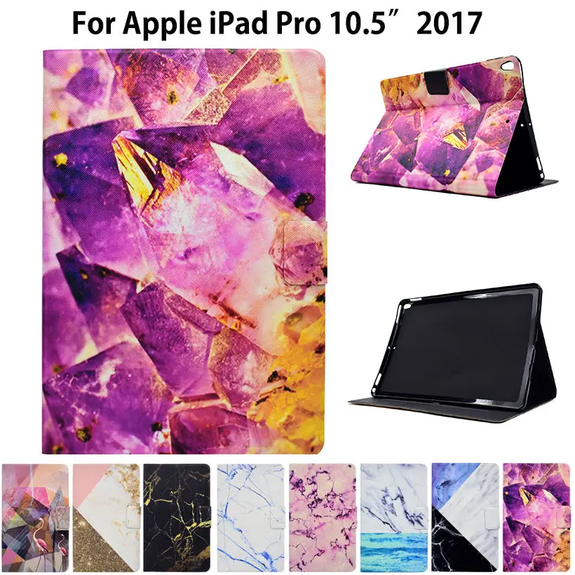 Чехол с мраморным рисунком для Apple iPad pro 10 5 дюйма 2017 умный чехол планшета модели