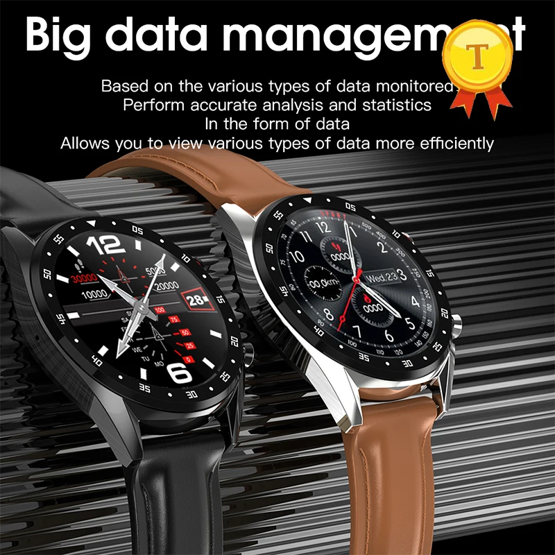 Новейший человек Смарт-часы для поддержания здоровья IP68 Водонепроницаемый MTK2502