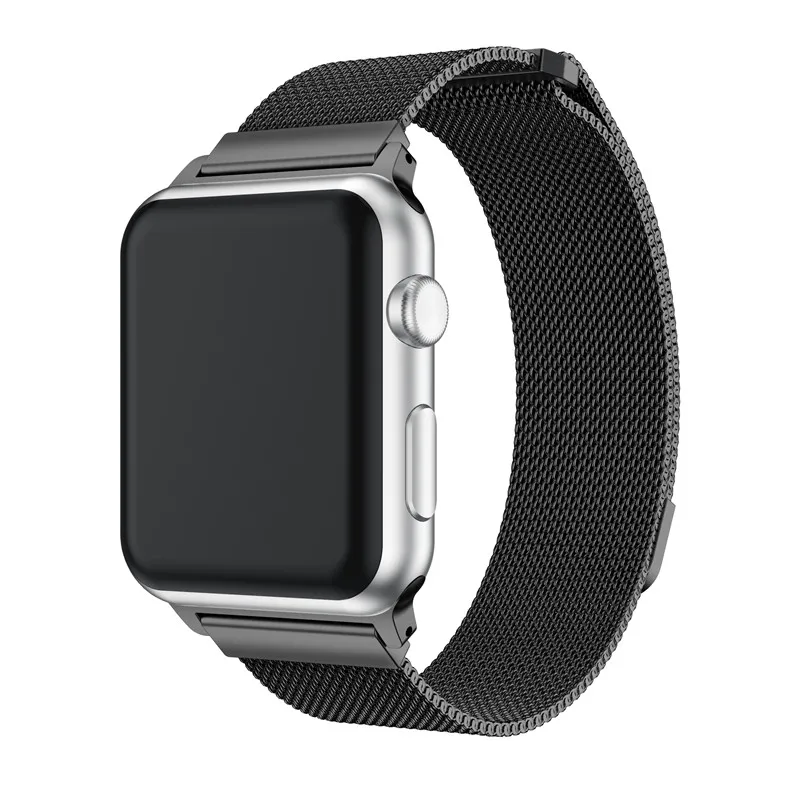 Спортивный Браслет Миланская петля часы на магнитном ремешке для Apple Watch band iwatch
