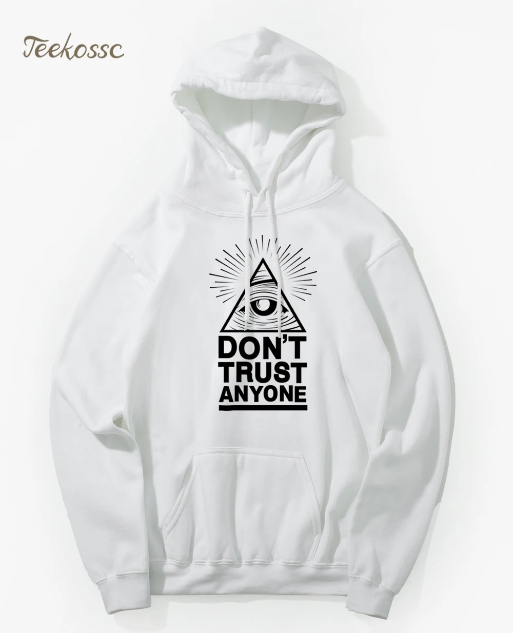 Мужская толстовка с капюшоном Don't Trust весенне-осенняя Повседневная Толстовка