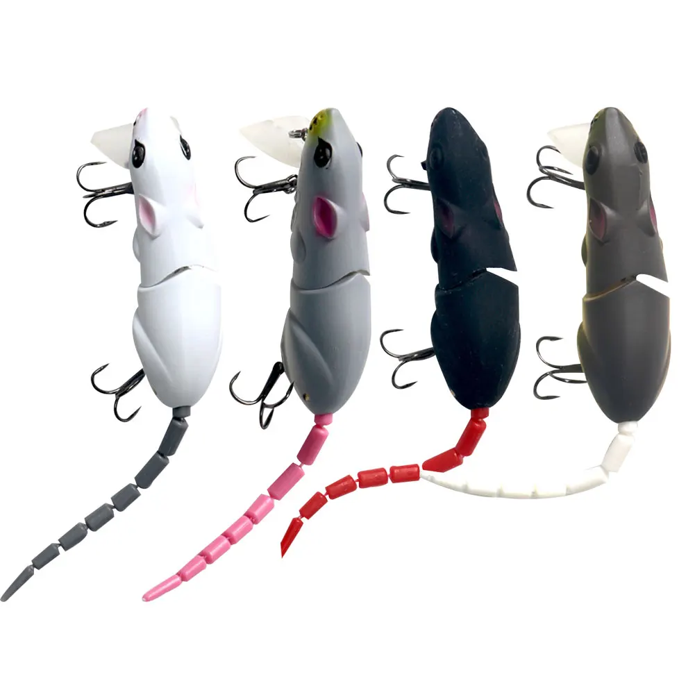Для доставки прикорма и оснастки имитация Мышь литья Пластик Swimbait крыса приманки