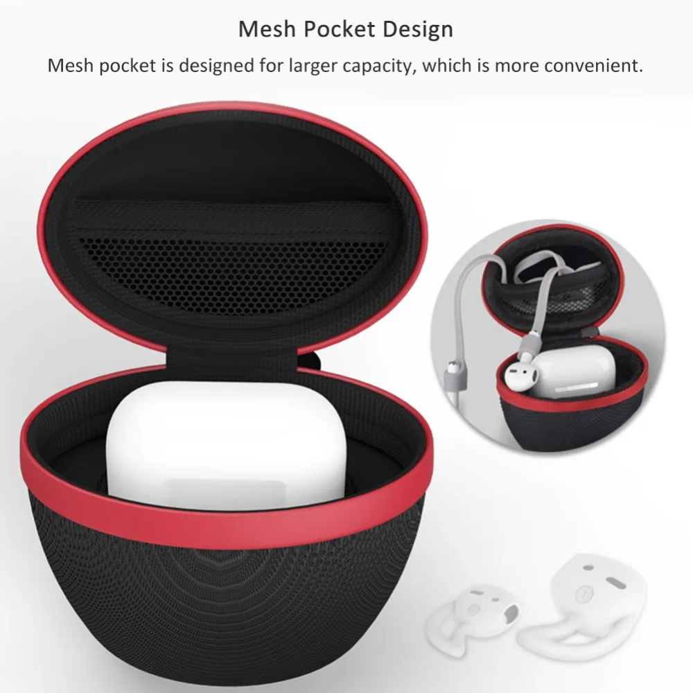 10pcs Protective Hard Case for Airpods Earphones Shell EVA Earphone Accessories Apple Air Pod | Электроника