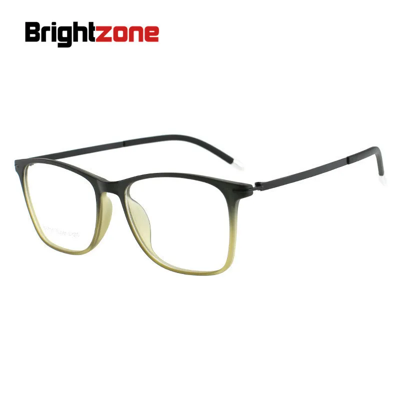 

Brightzone Comfortable TR-90 Frame + Metal Arms Myopia Prescription Rx-able Optical Glasses Frame Can Make Progressive Lenses
