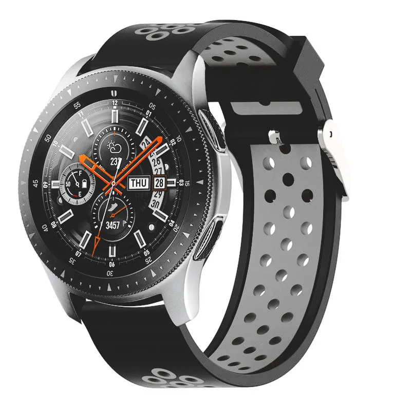 20 22 мм Galaxy watch 46 мм ремешок для samsung gear sport S2 S3 Classic Frontier watch Band huami amazfit pace Bip BIT Lite band