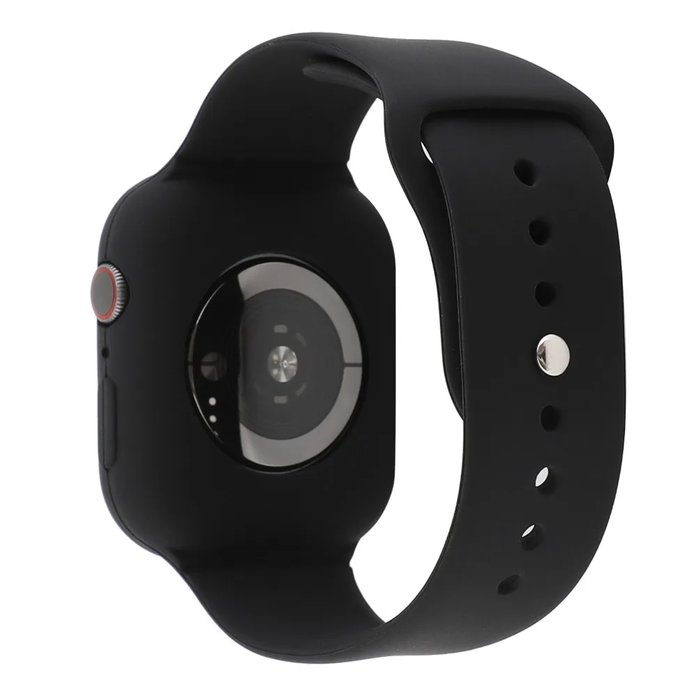 Silicone strap for apple watch bands with Case series 4 3 2 1 Sport wristband Shock-Proof IWatch 38mm 40 42mm 44mm | Наручные часы