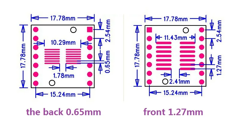1000 шт. TSSOP14 SSOP14 SOP14 SMD для DIP14 IC Разъем для конвертера, адаптера Доска модуль Адаптерная плата 0,65 мм 1,27 мм Встроенная