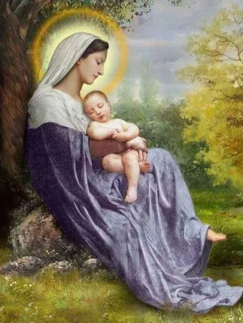 Evershine Diamond Embroidery Religion 5D DIY Full Square Diamond Painting Virgin Mary Picture Of Rhinestones Diamond Mosaic - Цвет: V7347