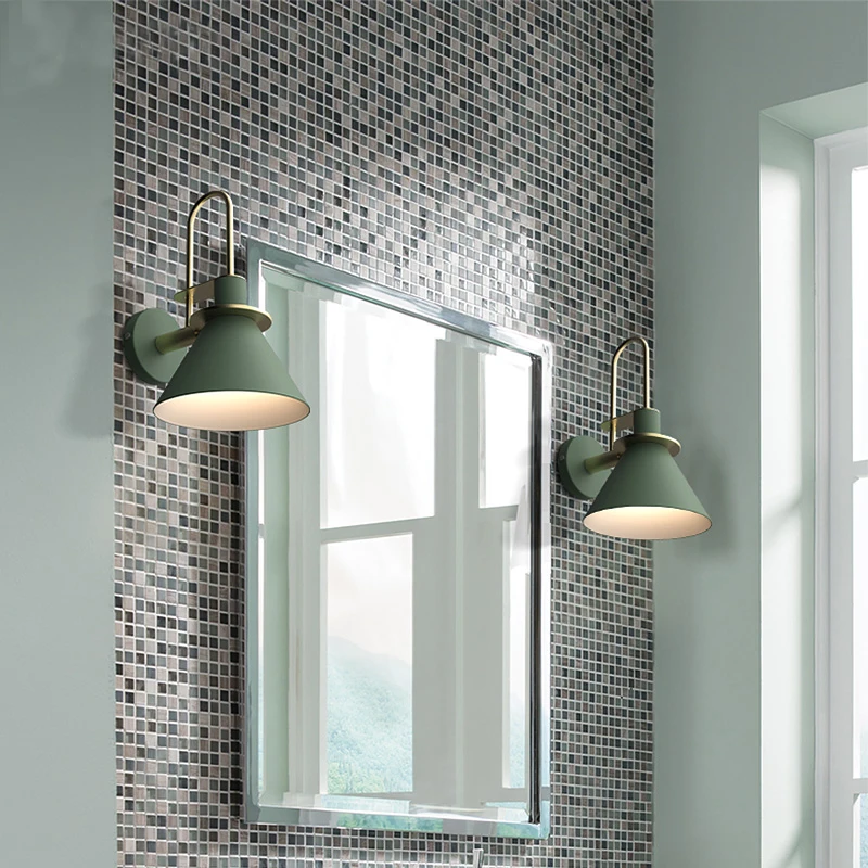 Новая настенная лампа в скандинавском стиле прикроватный светильник для спальни