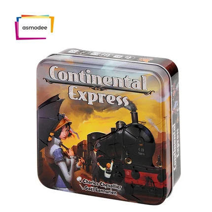Межконтинентальный поезд ASMODEE развлечения семейные вечерние игры для детей и