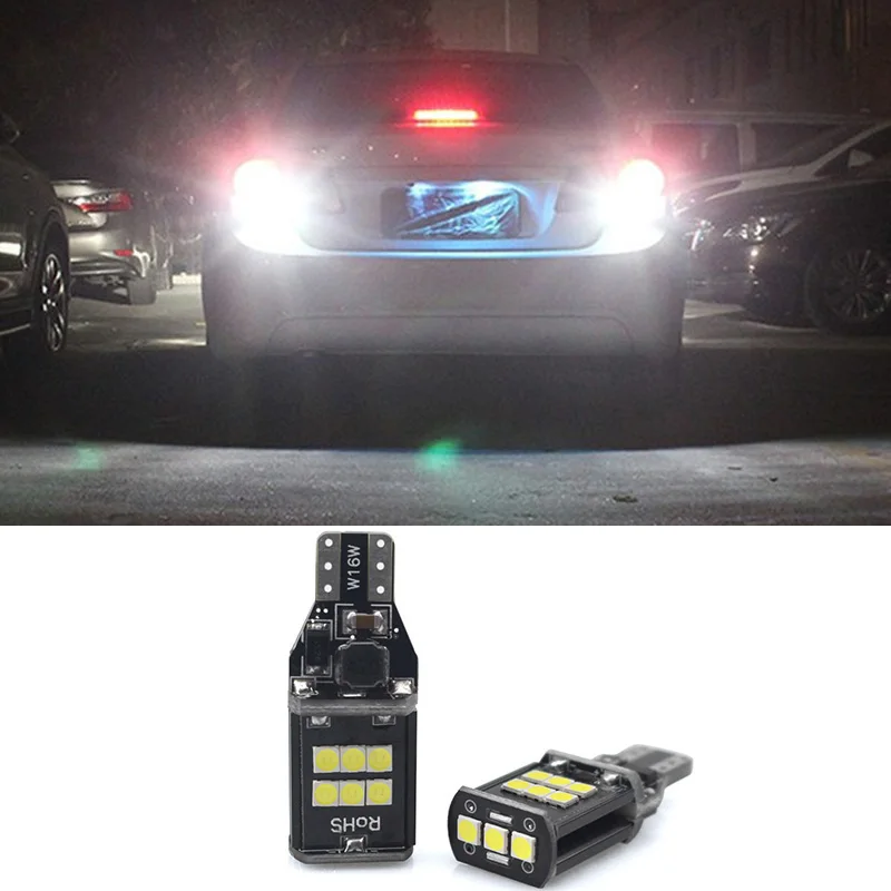 2x Canbus Error Free 921 912 T15 W16W светодиодный лампы автомобильная резервная копия