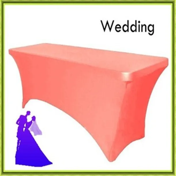 Оптовая дешевые спандекс скатерть свадебный стол ткань 180*60*75 см продажа