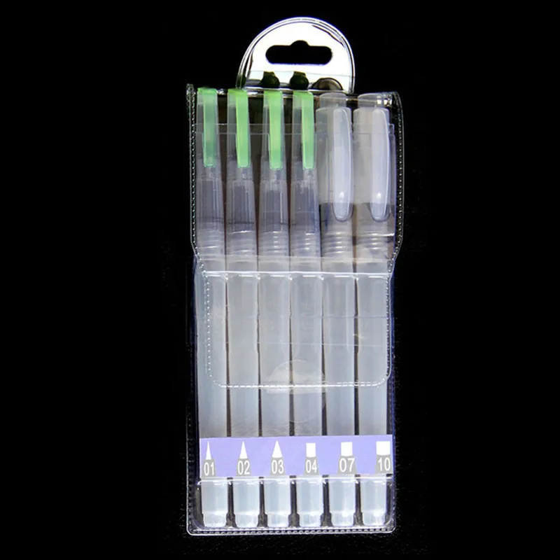 Кисть для рисования акварелью 6 шт. | Канцтовары офиса и дома