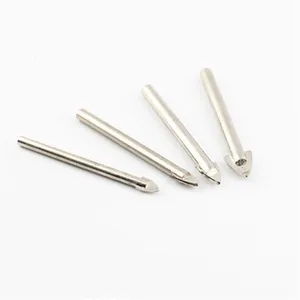 Треугольные твердосплавные сверла керамическая дрель, 6, 8, 10, 12 мм, 4 шт.