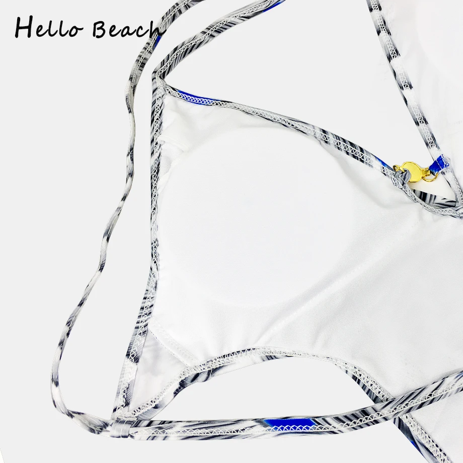 HELLO BEACH 2018 новый купальник женский монокини с бахромой Женская одежда для купания