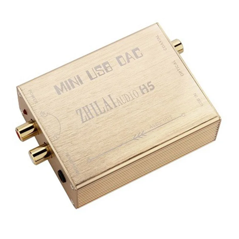 ЦАП ZHILAI H5 HIFI Компьютер USB Внешний Декодер PCM2704 Звуковая Карта Конвертер Цифровой