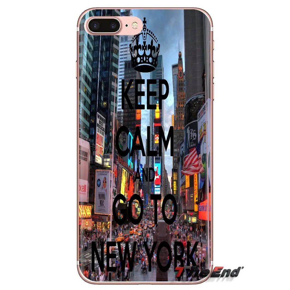 Остаться спокойным и отправиться в Нью-Йорк, Нью-Йорк для LG G3 G4 Mini G5 G6 G7 Q6 Q7 Q8 Q9 V10 V20 V30 X Power 2 3 K10 K4 K8 2017 Мобильный телефонный чехол.
