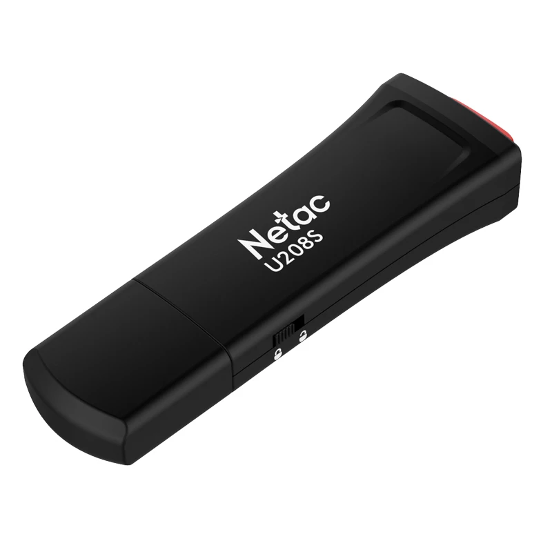 Netac USB 2,0 защищенный от записи 8 ГБ 16 ГБ 32 ГБ USB флеш-накопитель 2,0 Флешка USB флешка U208S U диск зашифрованная память