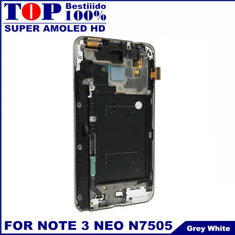 Протестированный AMOLED дисплей для samsung Galaxy Note 3 Note3 Neo Mini Lite N7505 ЖК кодирующий