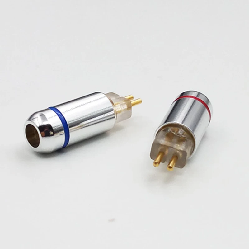 1 пара металлических штырьковых разъемов 3 5 мм mmcx 0 78 W4r UM3X ue11 ue18 сделай сам