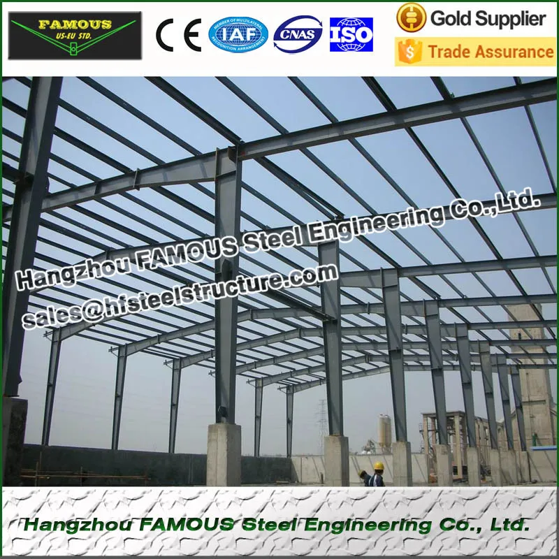 Сборная стальная конструкция настраиваемая для Промышленного цеха и