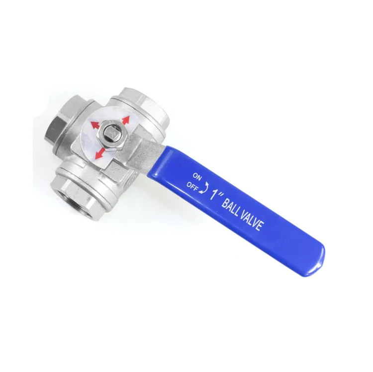 Фото 304Stainless steel tee pipe ball valve type T Three-way l-type single-control The switch Обустройство дома 304Stainless steel tee pipe ball valve type T Three-way l-type single-control The switch Обустройство дома