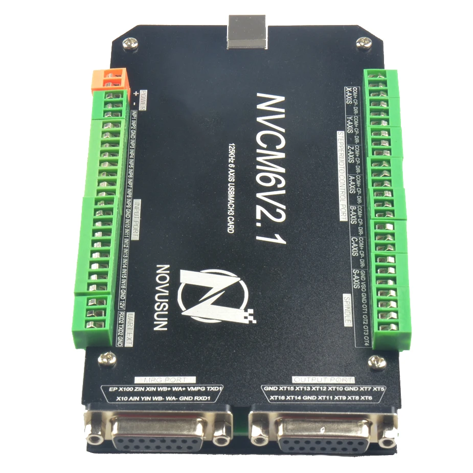 CNC MACH3 USB 6 осей 4 оси 5 125 кГц USBCNC 16I 16O Гладкий Степпер контроллер движения карта
