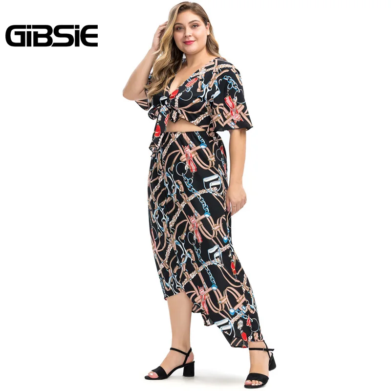 Женское пляжное платье GIBSIE повседневное Пляжное Платье макси с v образным