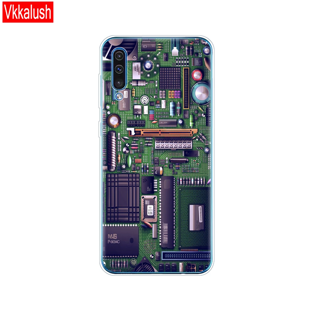 80083 Чехол для samsung Galaxy A50 силиконовый прозрачный Футляр задняя крышка чехол для телефона для samsung A50 A505 A505F SM-A505F мягкий чехол 6,4 - Цвет: 80083
