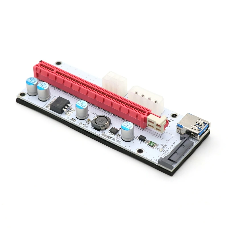 60CM VER008S PCI-E 1X to 16X Extender 008S PCIE Riser Card с 4-контактным 6-контактным интерфейсом питания