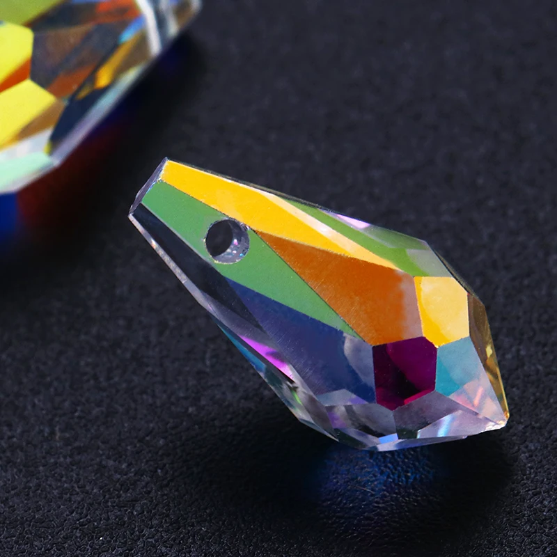 5pcs/lot Angel Teardrop Glass Crystal Pendant Creation Women Necklace Dress Decoration accessories pendant beads No Neck | Дом и сад