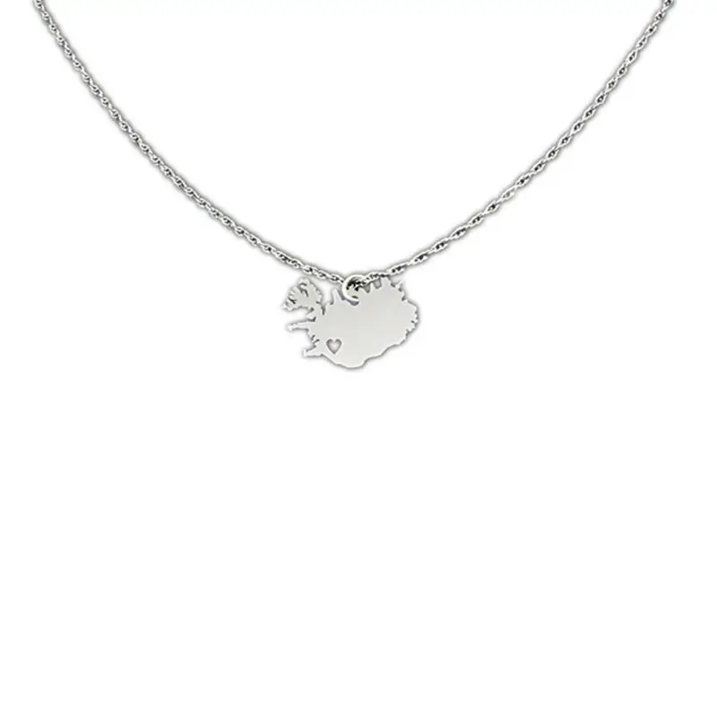 

100pcs/lot Iceland Necklace celand Jewelry Iceland Gift