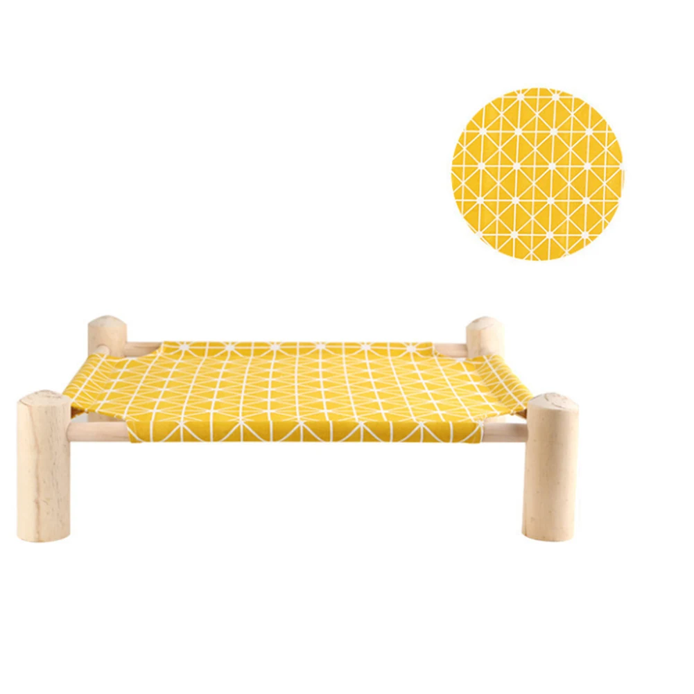 Гамак для кошек с четырьмя углами дышащая Съемная моющаяся кровать домашних