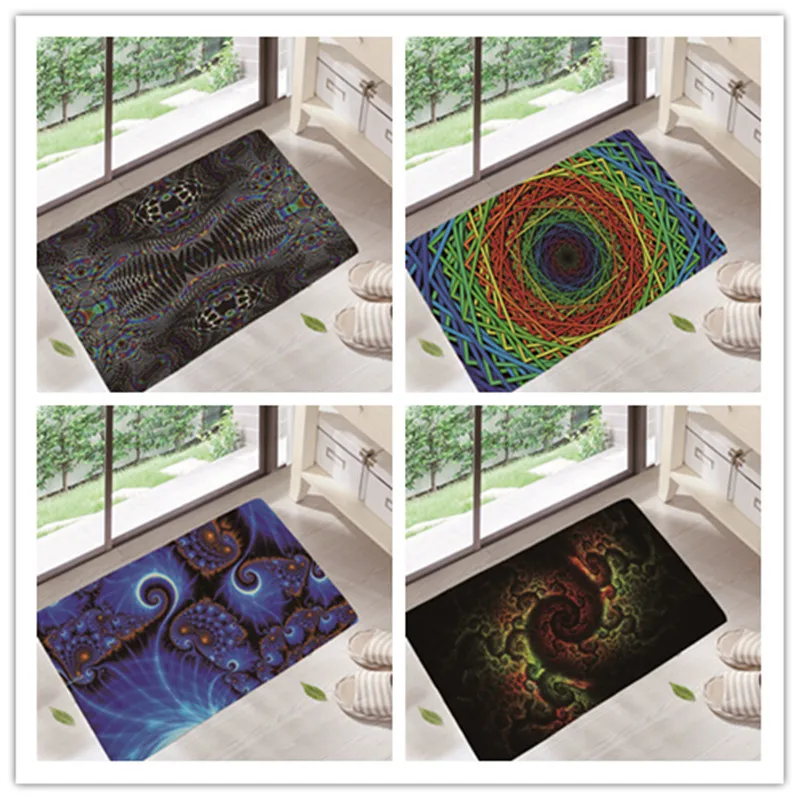 

Color aesthetical geometry Printed Floor Mat Digital Door Rugs Kitchen Toilet Anti-slip Carpet Animal Dog Bathroom Doormats