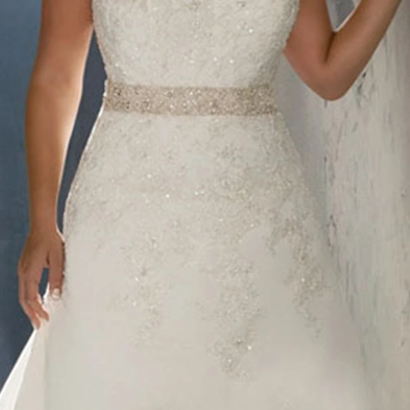 Плюс Размеры свадебное платье 2017 v образным вырезом органзы суд Поезд Длинные