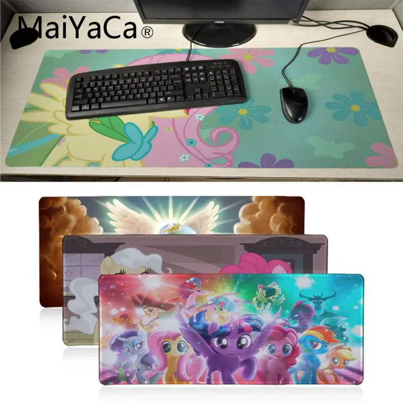 Игровой мягкий коврик для мыши Maiyaca с маленьким пони Офисная мышь игровой ПК