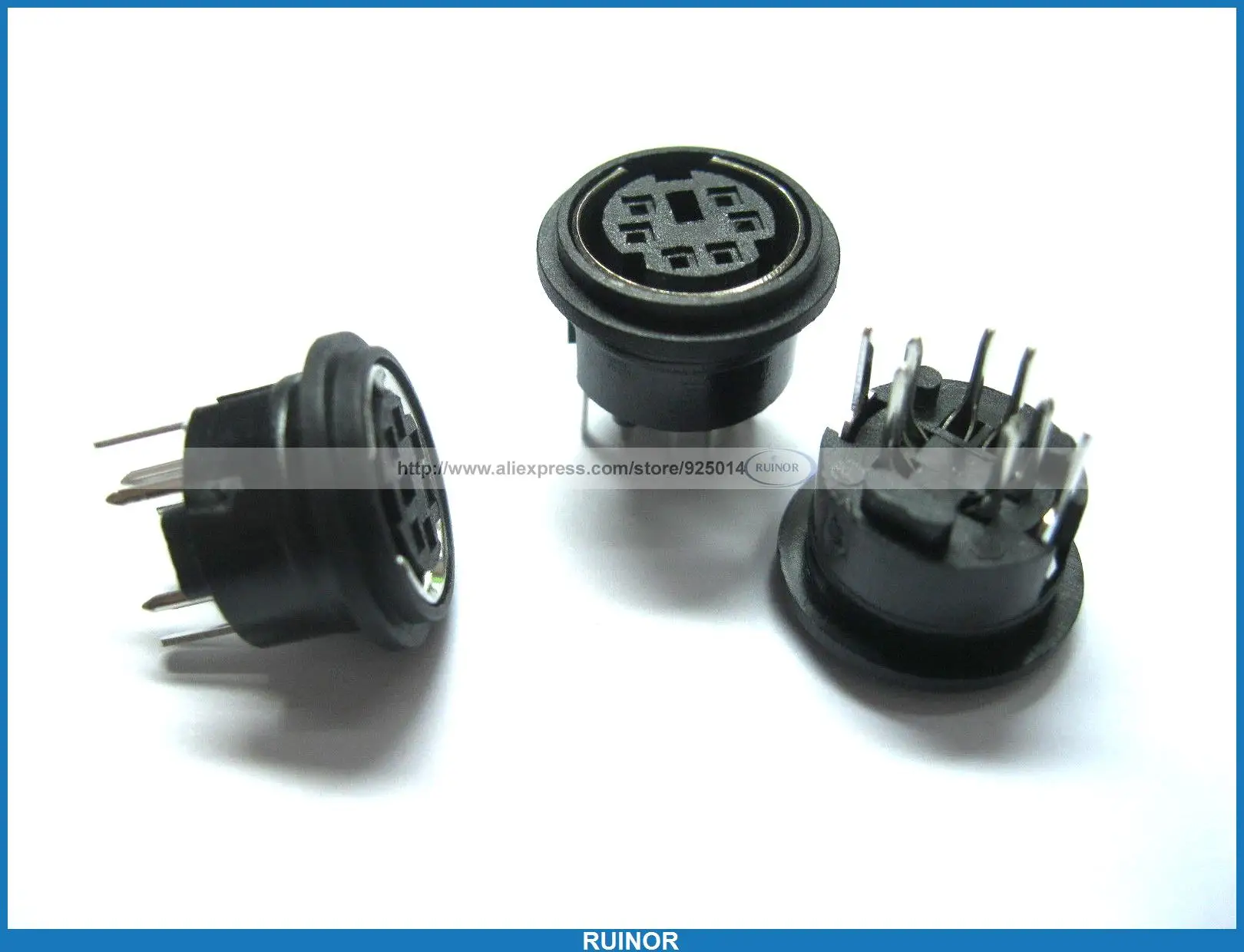 20 шт. мини 6 Pin круговой PCB крепление DIN разъем|connector circular|connector dinconnector |