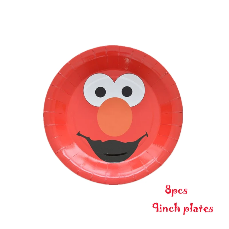 Топпер для упаковки тортов Улица Сезам Elmo мультяшный набор одноразовой посуды
