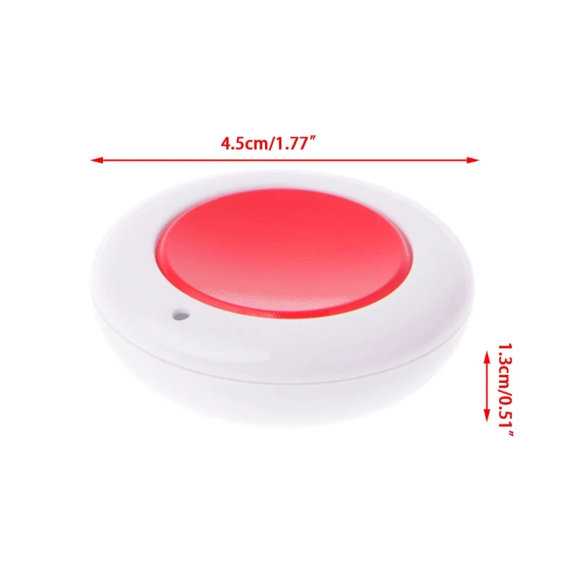 DC 9V 12V 24V 10A 1-Button 433MHz RF беспроводной пульт дистанционного управления круглый