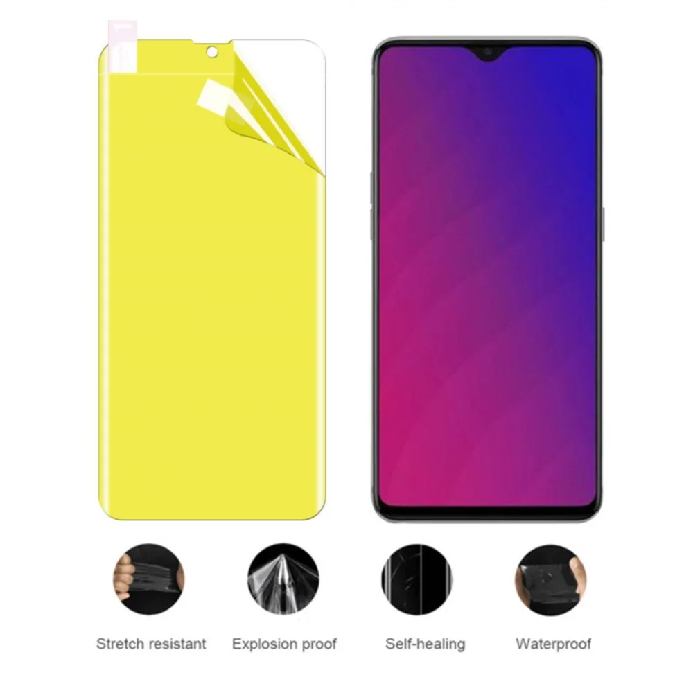 Защитная пленка из ТПУ для OPPO R15 R17 Pro мягкая Гидрогелевая Find X|Защитные стёкла и