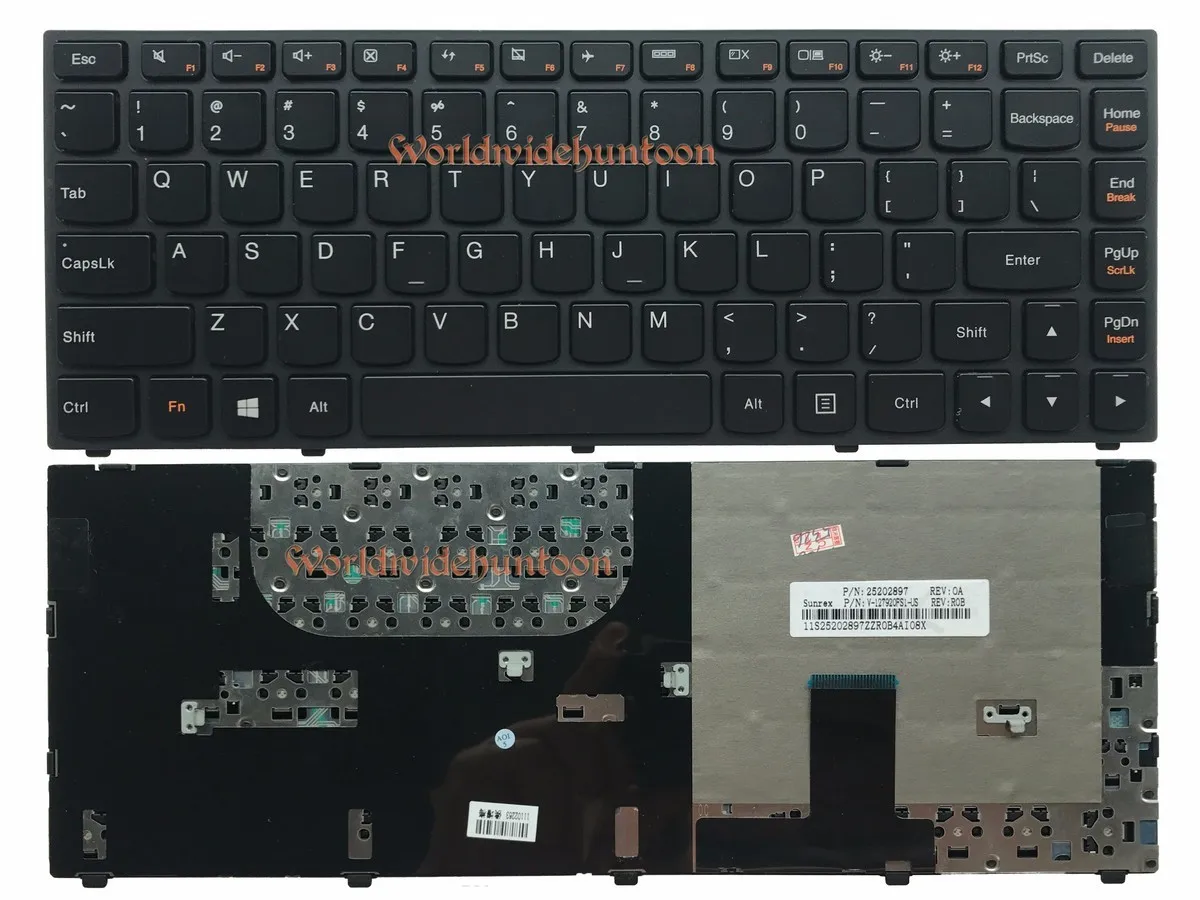 Reboto оригинальная новая клавиатура для ноутбука совместимая с Lenovo Ideapad YOGA13 US макет