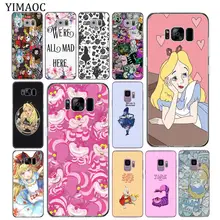 Мягкий силиконовый чехол для телефона YIMAOC Alice in Wonderland cat Samsung Galaxy