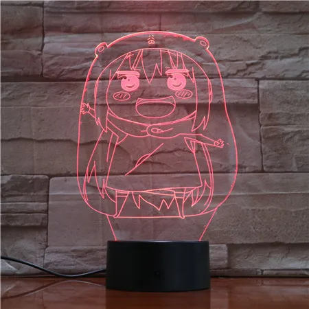 Himouto Umaru chan светодиодный ночник аниме USB сенсорный датчик декоративный ночной Светильник детский подарок комический Настольный светильник для спальни Манга