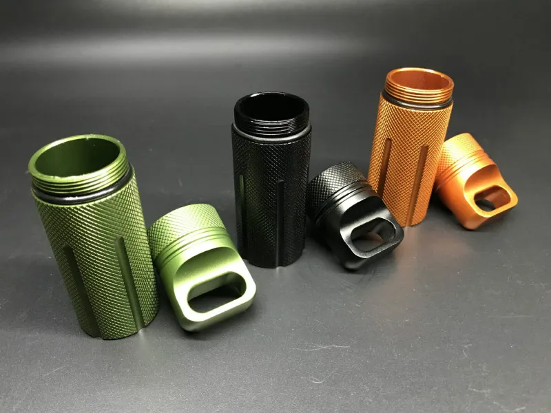 EDC водонепроницаемый Survive seal box Контейнер капсула сухой Чехол для бутылки Открытый Поход лагерь медицина матч таблетки держатель для хранения багажник