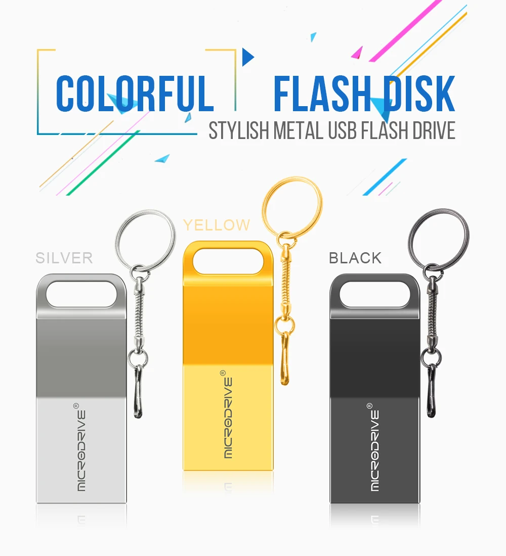 USB флеш-накопитель 64 ГБ 32 ГБ 128 ГБ флеш-накопитель 128 64 32 ГБ флеш-накопитель водонепроницаемый металлический серебристый u-диск Memoria USB флешка