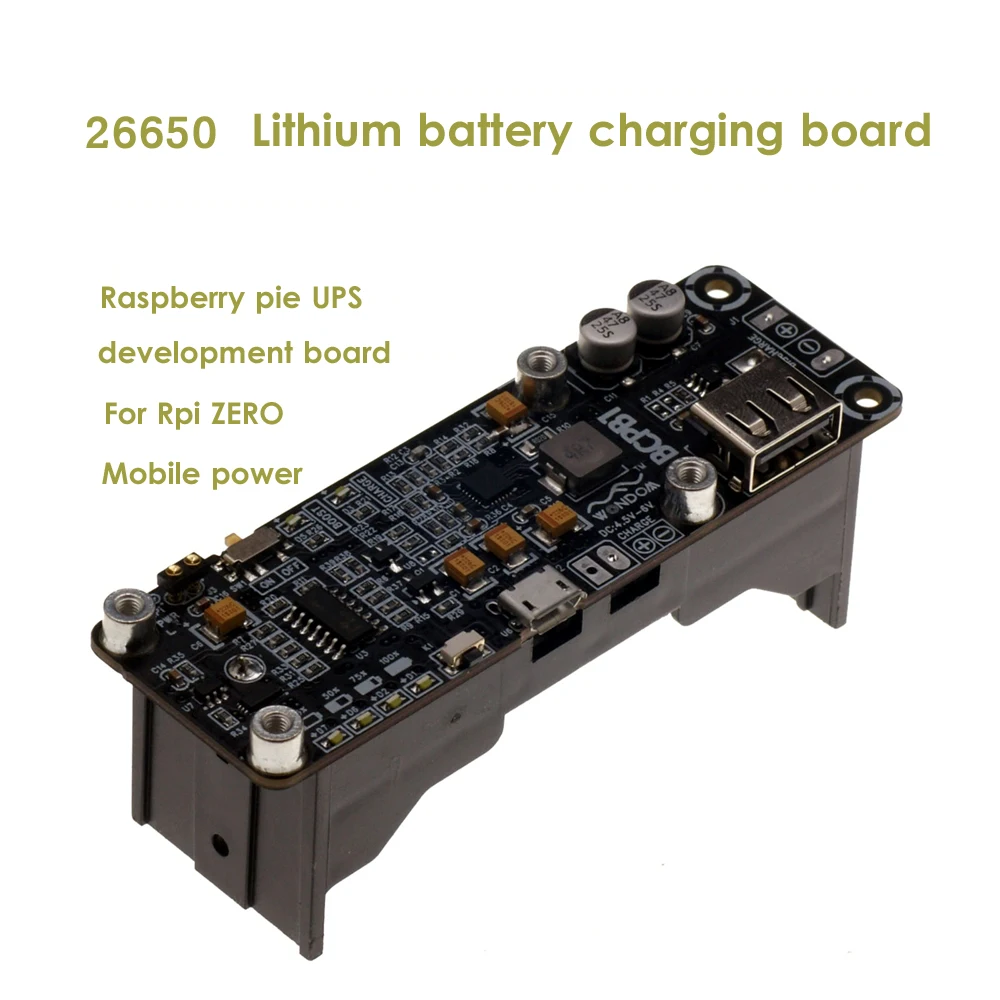 Lusya 26650 Raspberry Pi бортовой батареи UPS большая емкость литиевой батареи плата расширения 5V T0497