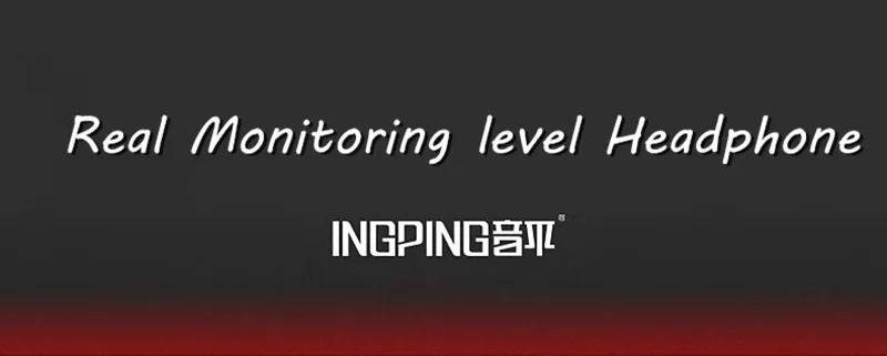 Оригинальные наушники для мониторинга INGPING H60, Hi-Fi наушники, наушники для мониторинга музыки, наушники для мобильного телефона с разъемом 3,5 мм